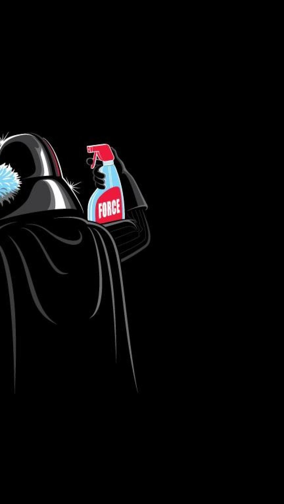 Cool Star Wars Funny iPhone Plus Wallpaper