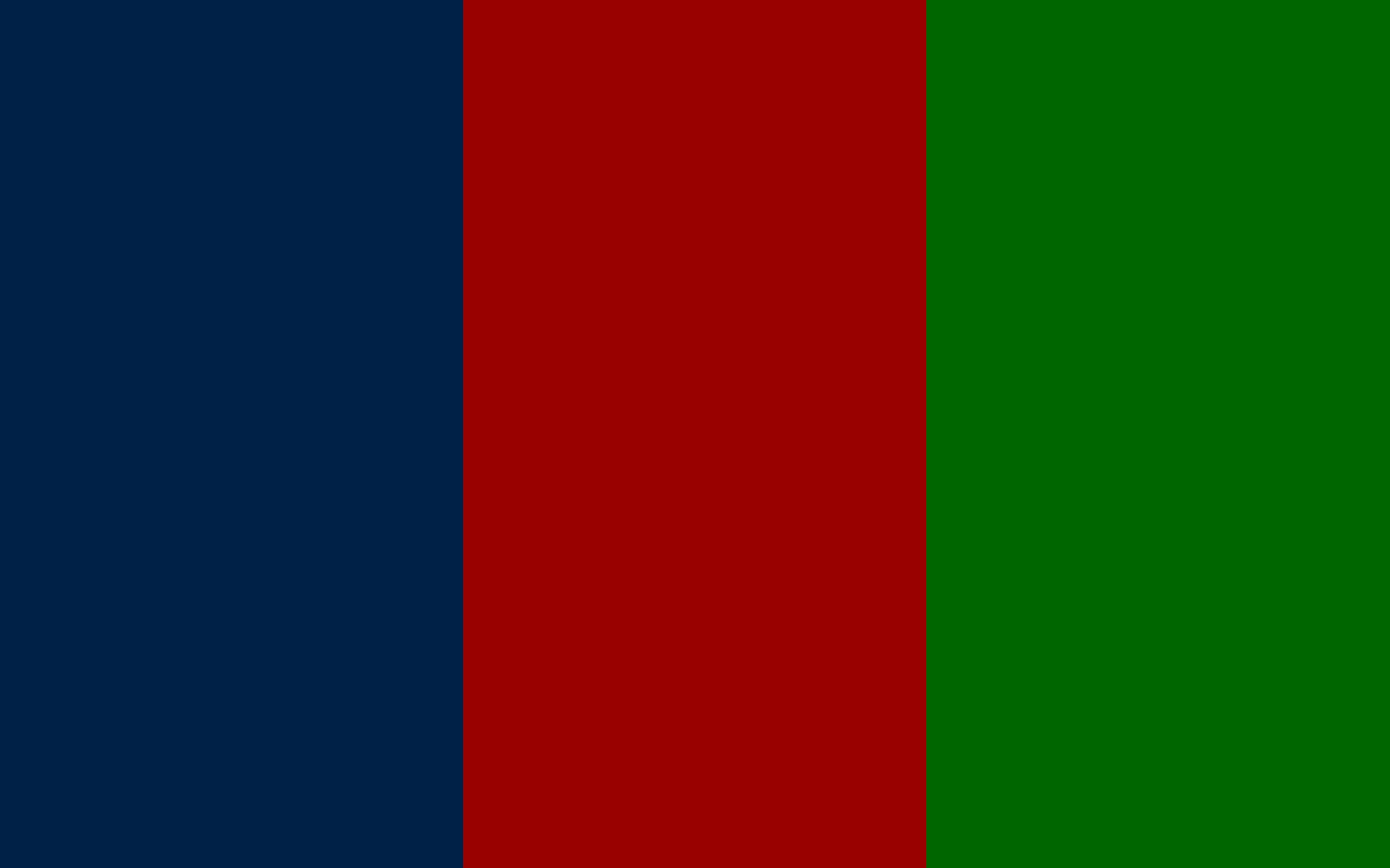 Oxford Blue Ou Crimson Red And Pakistan Green Three Color