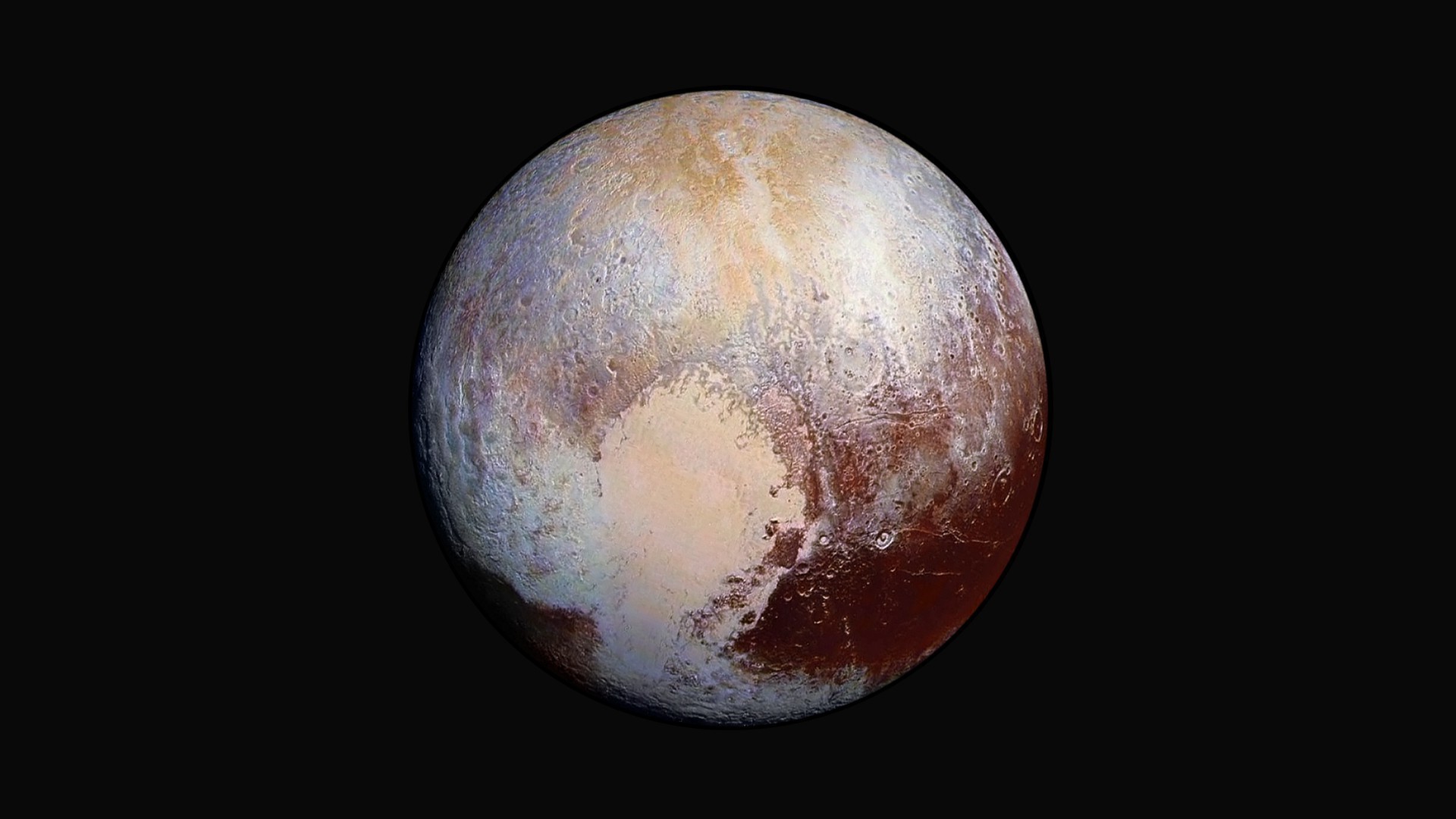 Widescreen Pluto Wallpaper