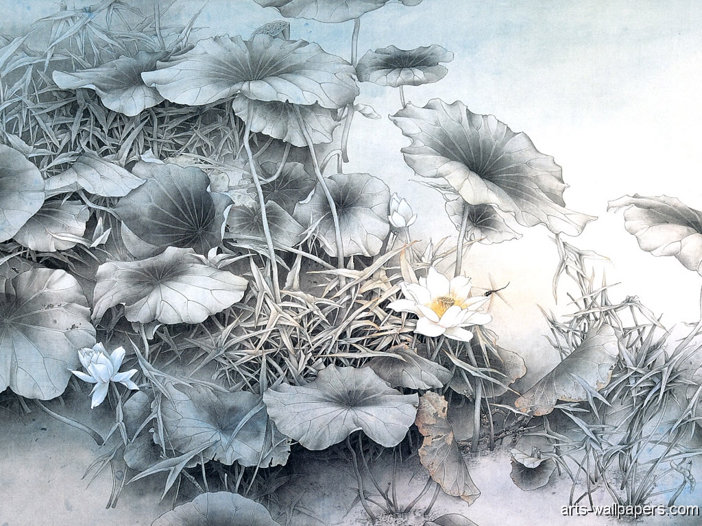 Chinese Painting Art Print Poster Wallpaper