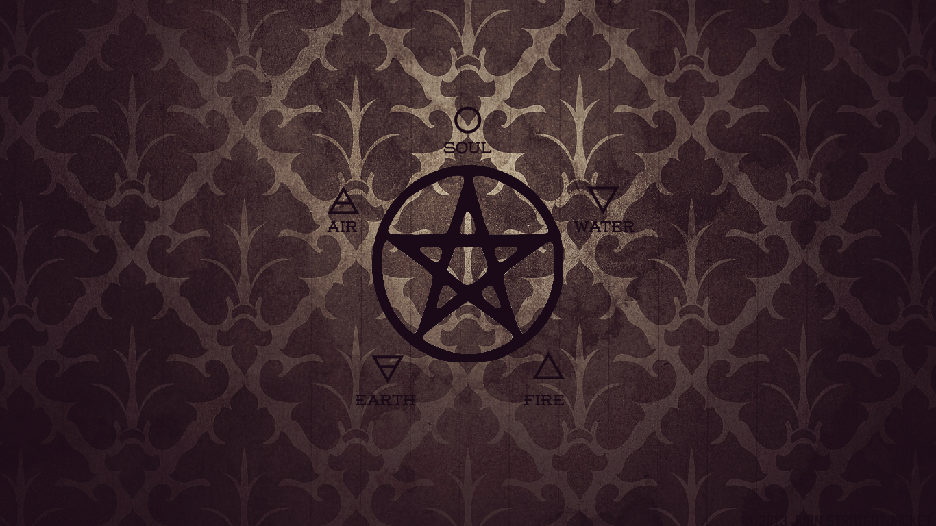 Wiccan Pentacle Wallpaper On