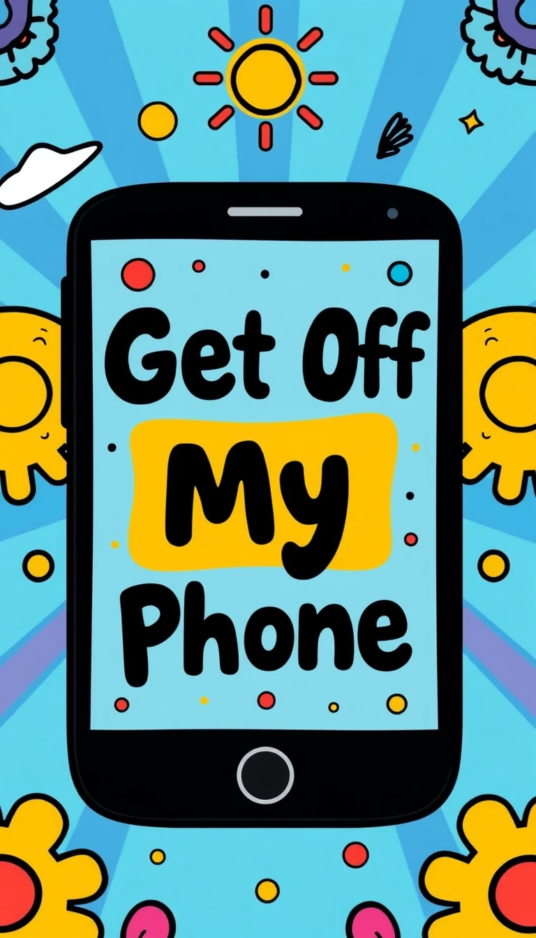 Get Off My Phone Wallpaper