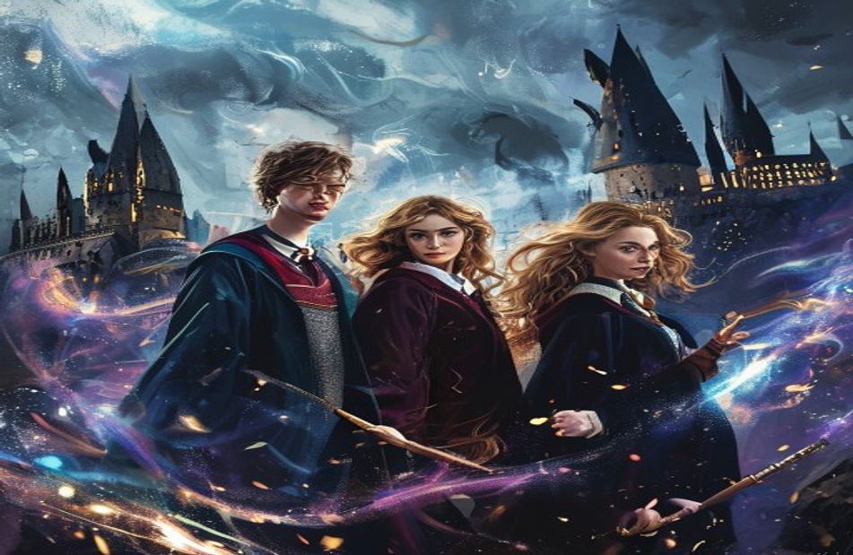 Harry Ron And Hermione Wallpaper