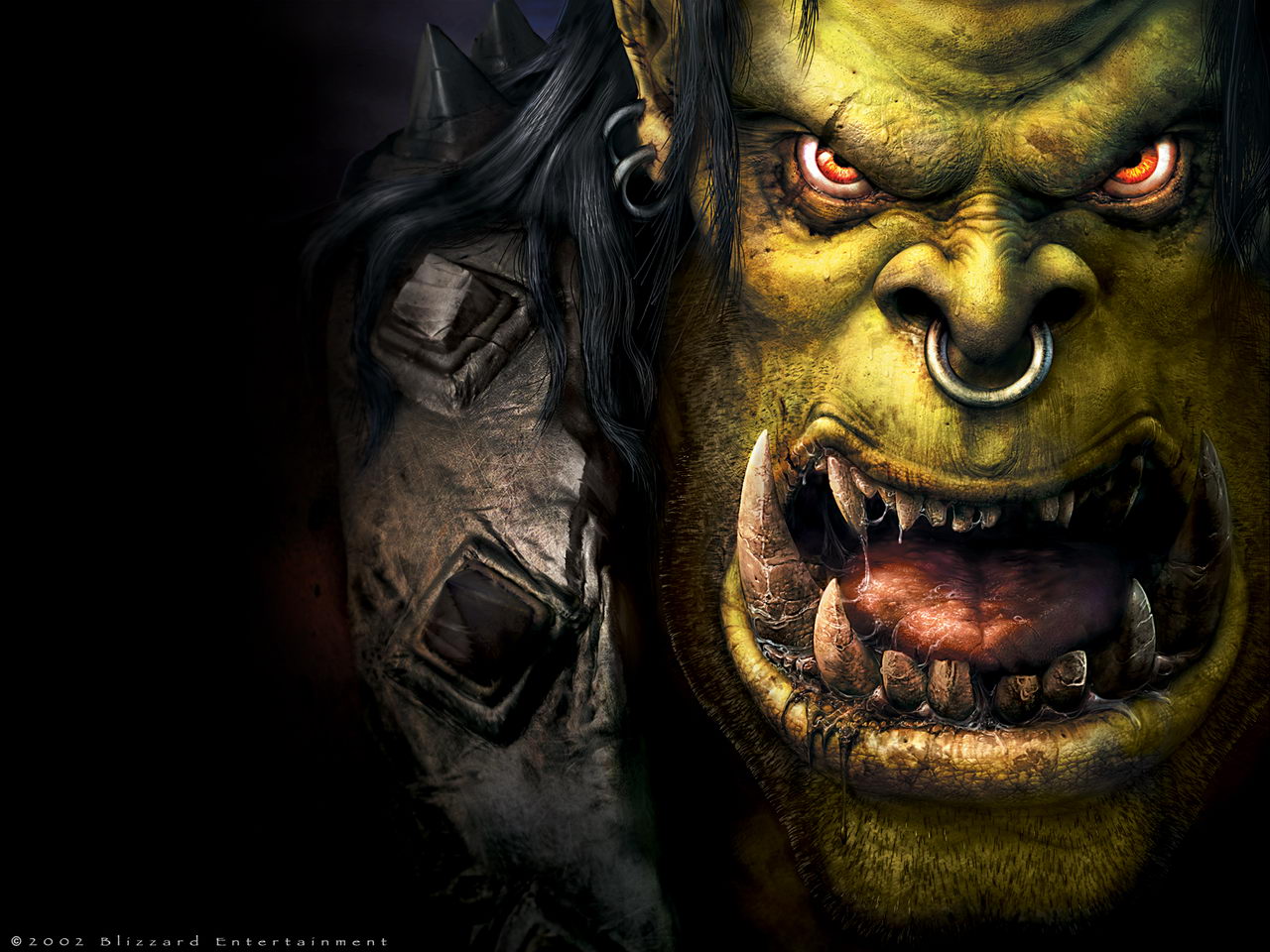 Orc Box Art Warcraft Reign Chaos Wallpaper
