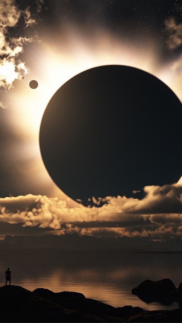 Cool Eclipse Wallpaper iPhone