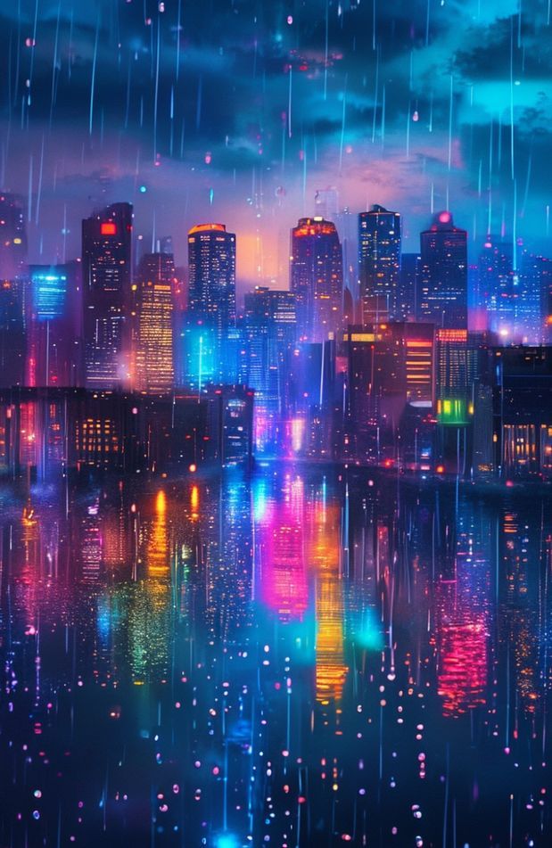 City Rain Wallpaper