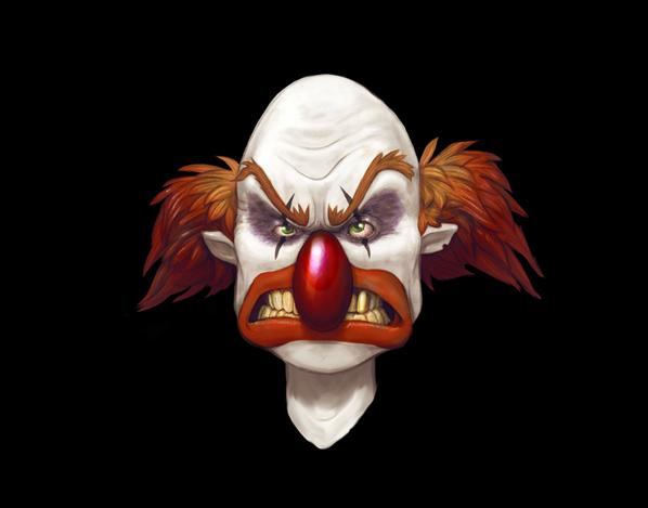 evil clown no 1 by dagamon photoshop resource collected by psd dude