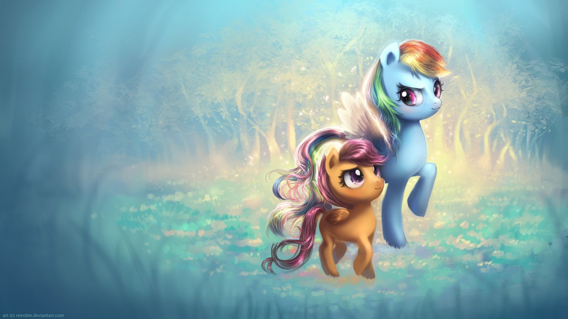 Ponies Desktop Wallpaper