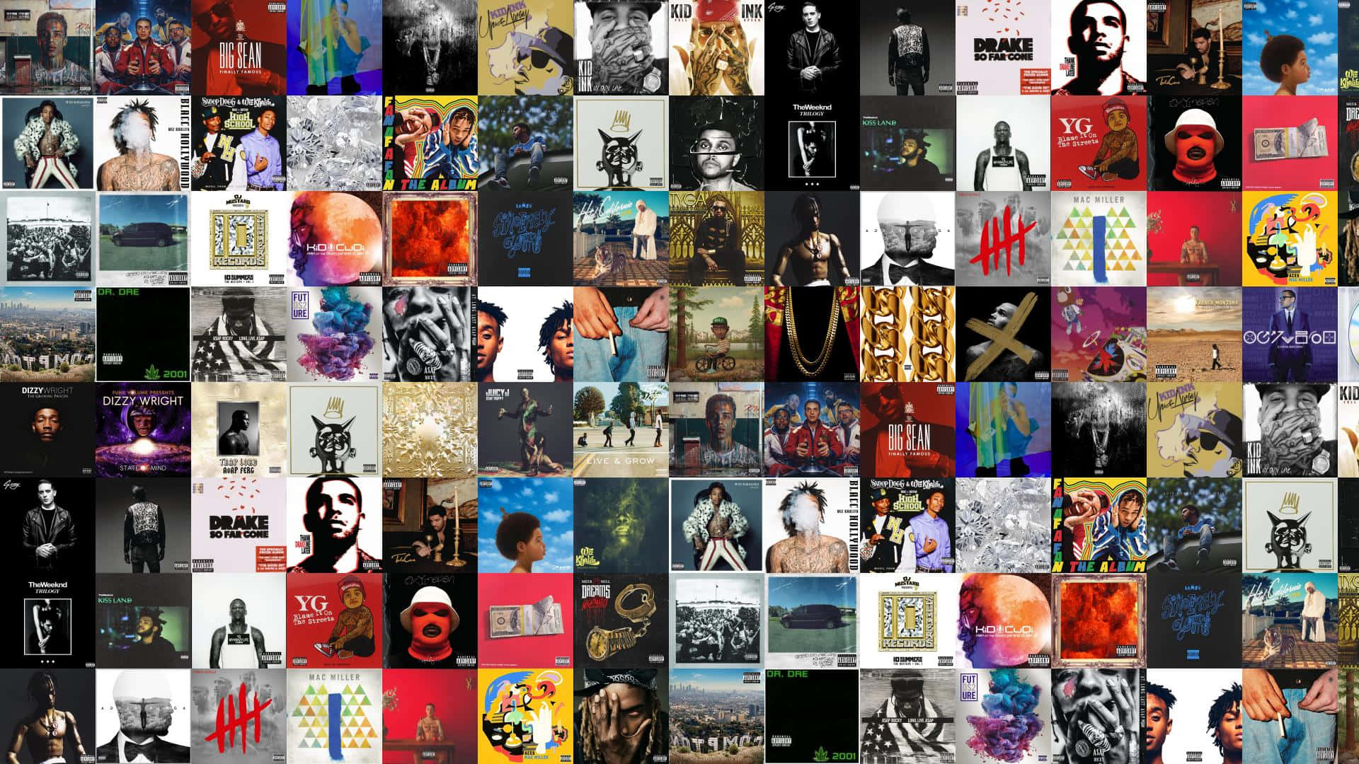 Hip Hop Album Covers Wallpaper
