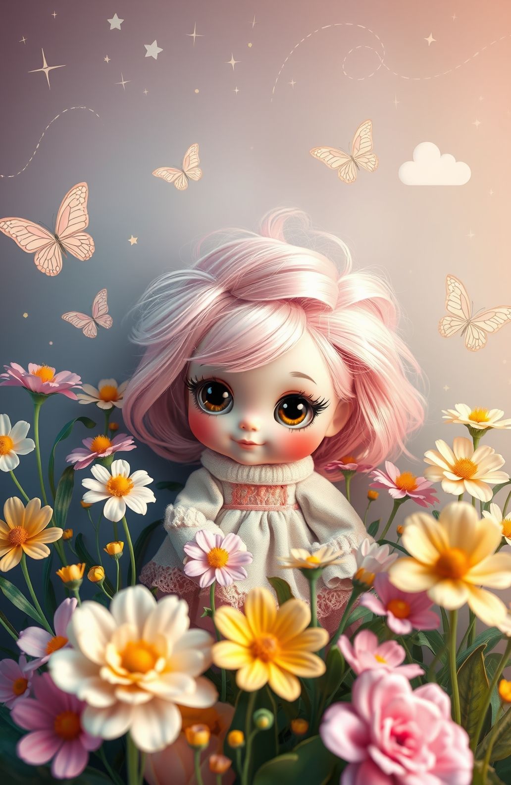 Cute Doll Wallpaper