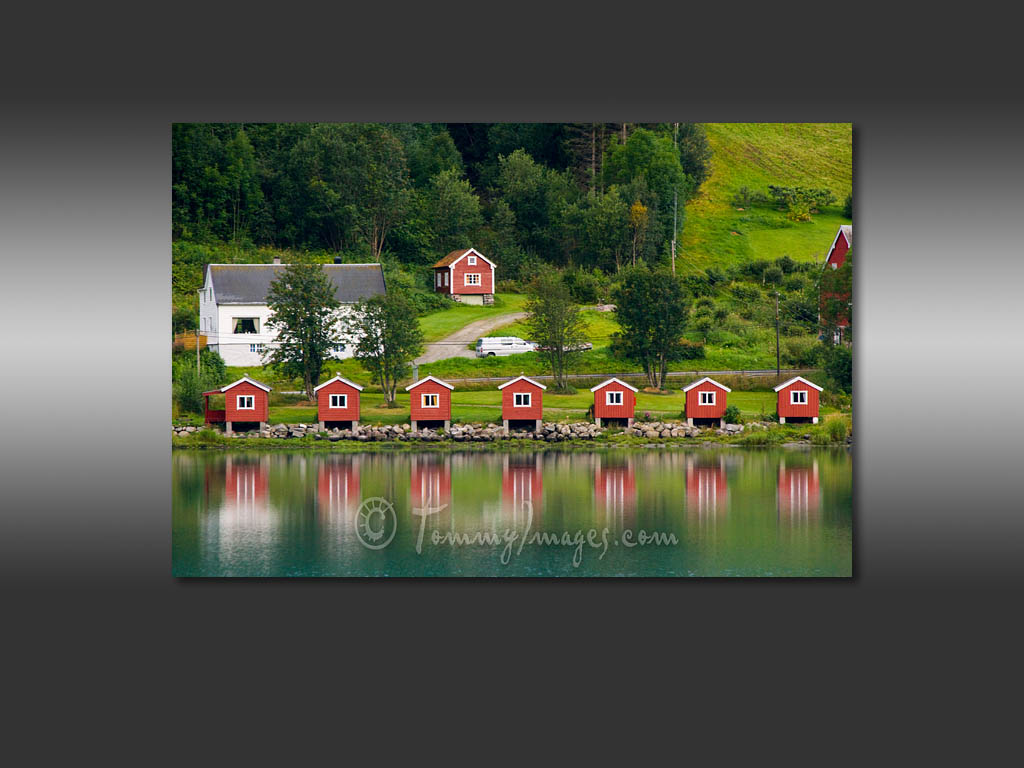 Olden Norway Camping Cabins Of N Sset Sit Along The Fjord