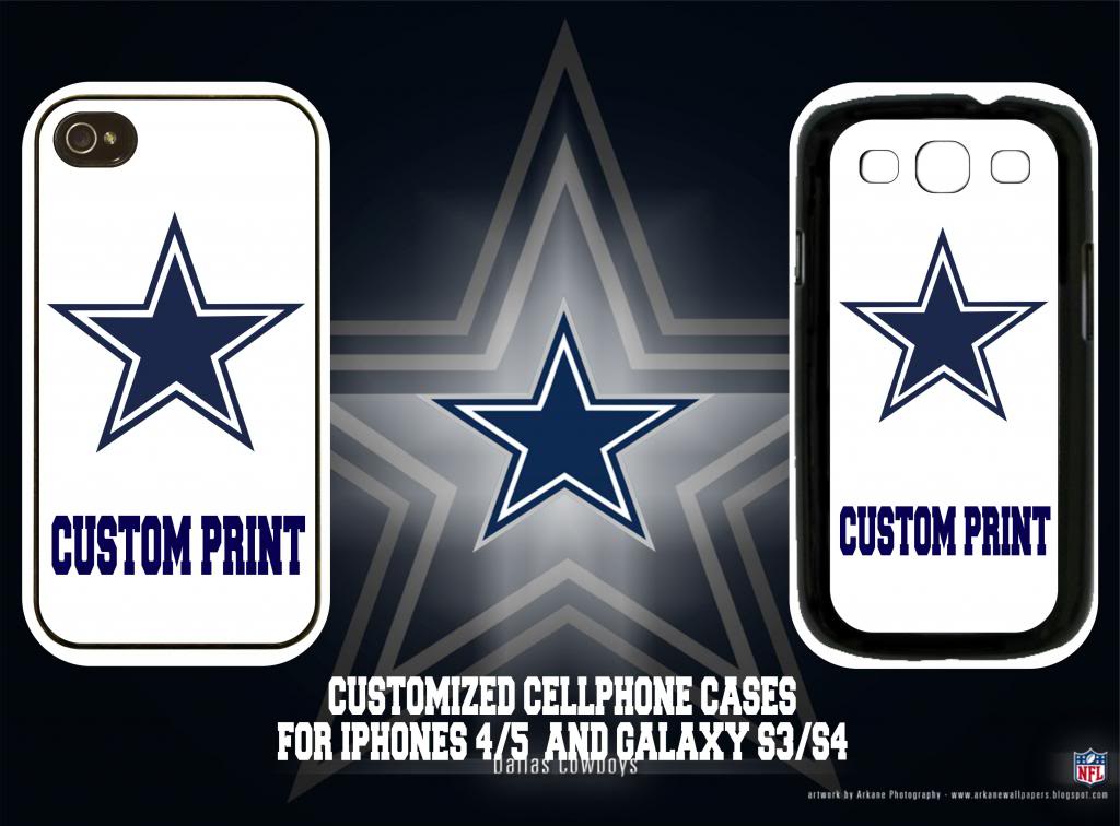 Details About Dallas Cowboys Cell Phone Cases With Custom Print