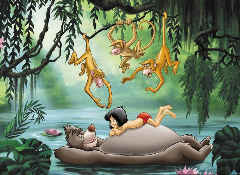 Free Disney The Jungle Book Cartoon Wallpaper
