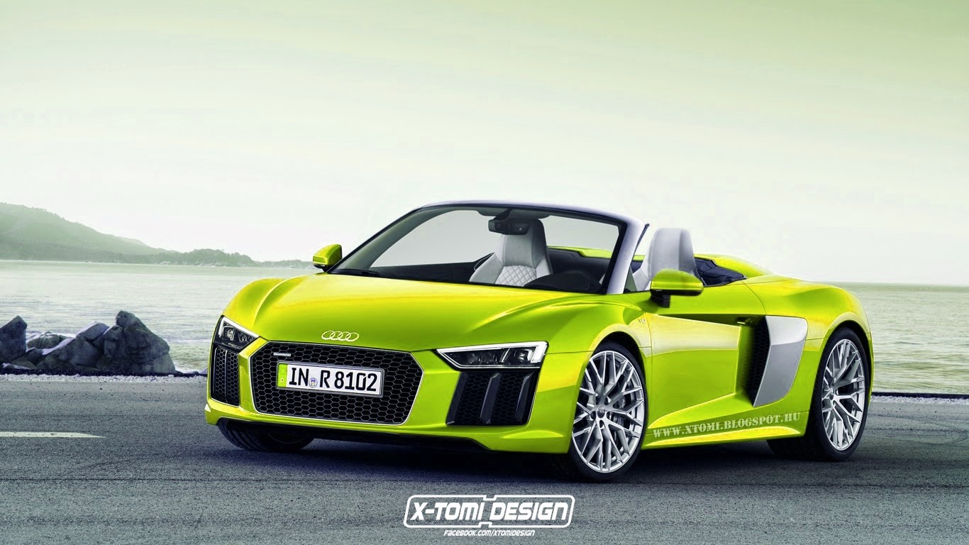 Audi R8 Spyder Rendered In Different Colors