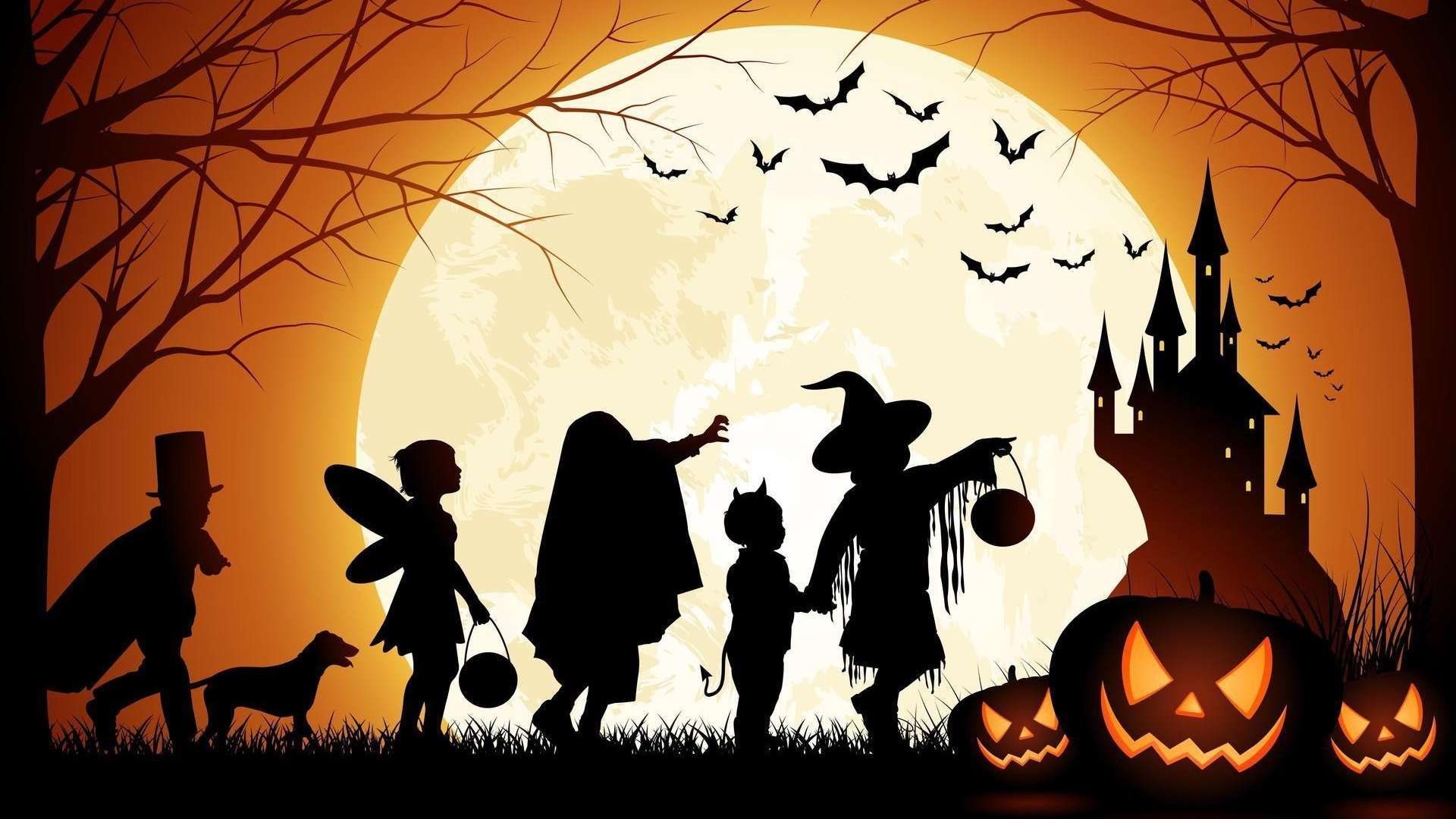 Wallpaper Halloween Holiday HD 1080p Upload At April