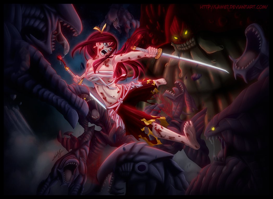 Erza Scarlet 5 Fan Arts and Wallpapers Your daily Anime Wallpaper
