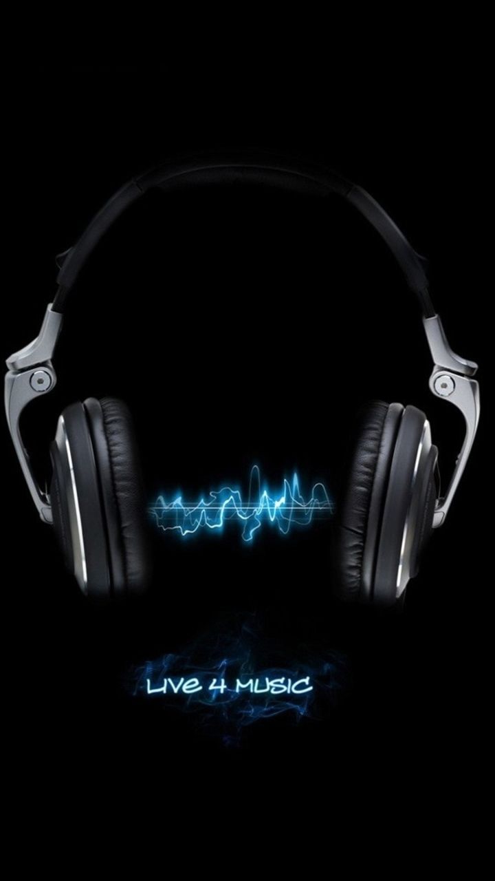 iPhone Wallpaper Background Headphone Live In Music