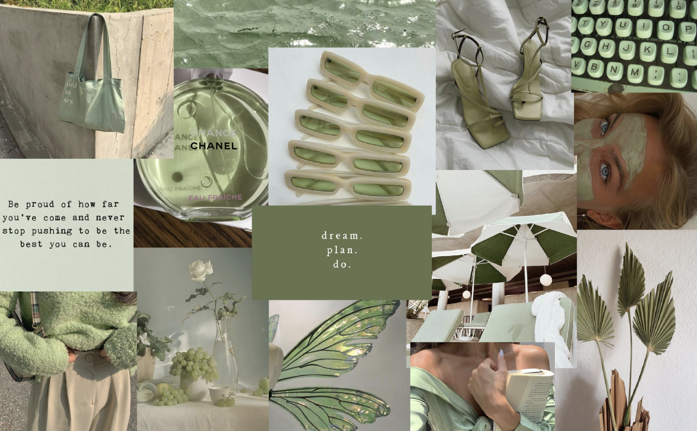 Sage Green Aesthetic Wallpaper