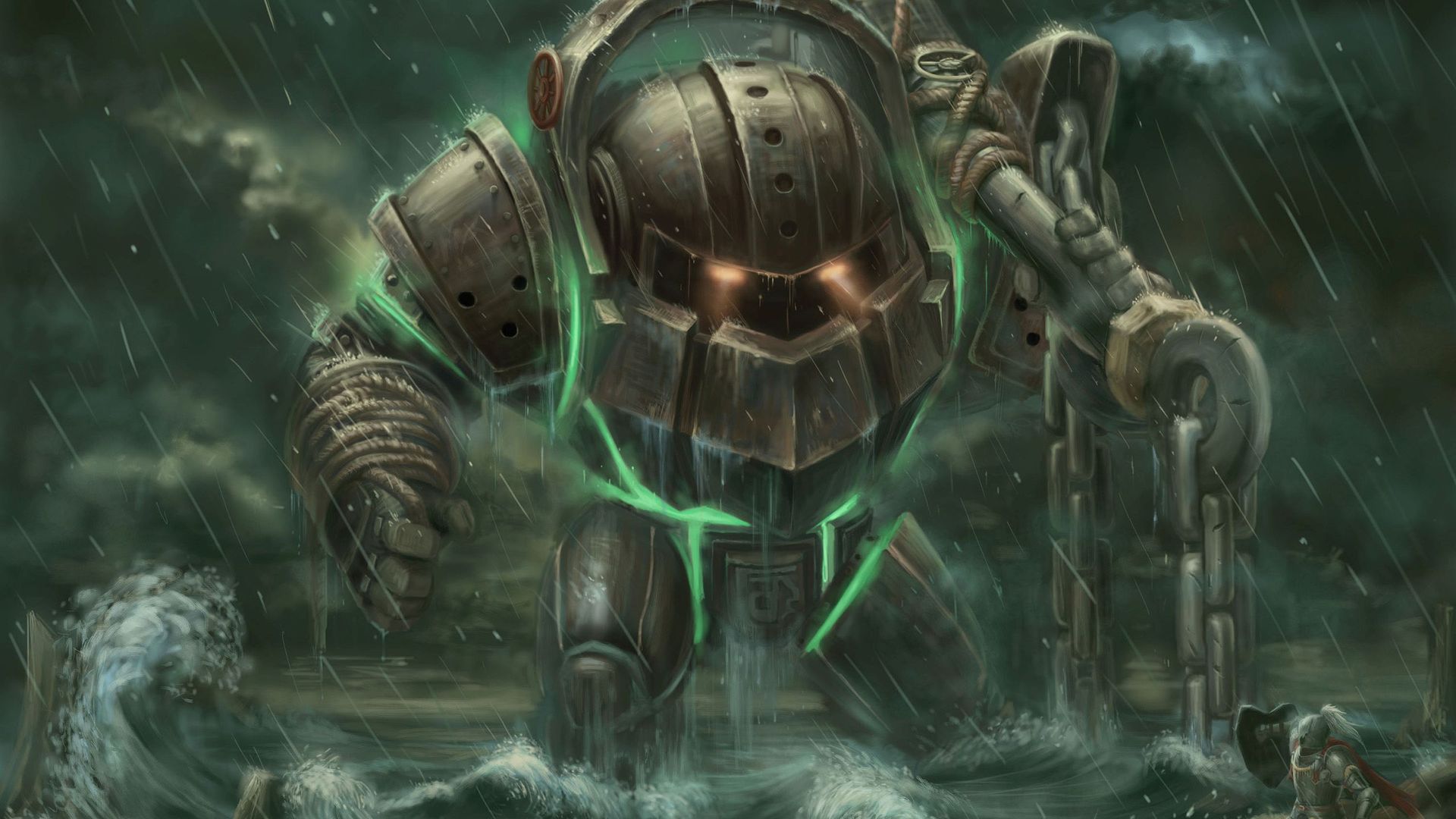 Nautilus In The Rain League Of Legends Wallpaper