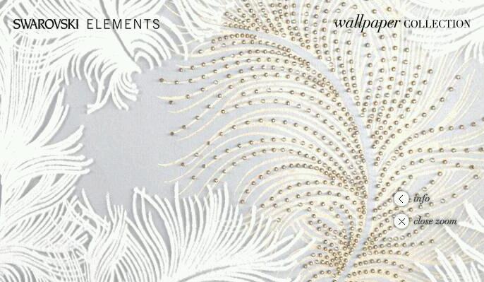 Glitzy Glam Wallpaper By Swarovski Elements Design Indulgences