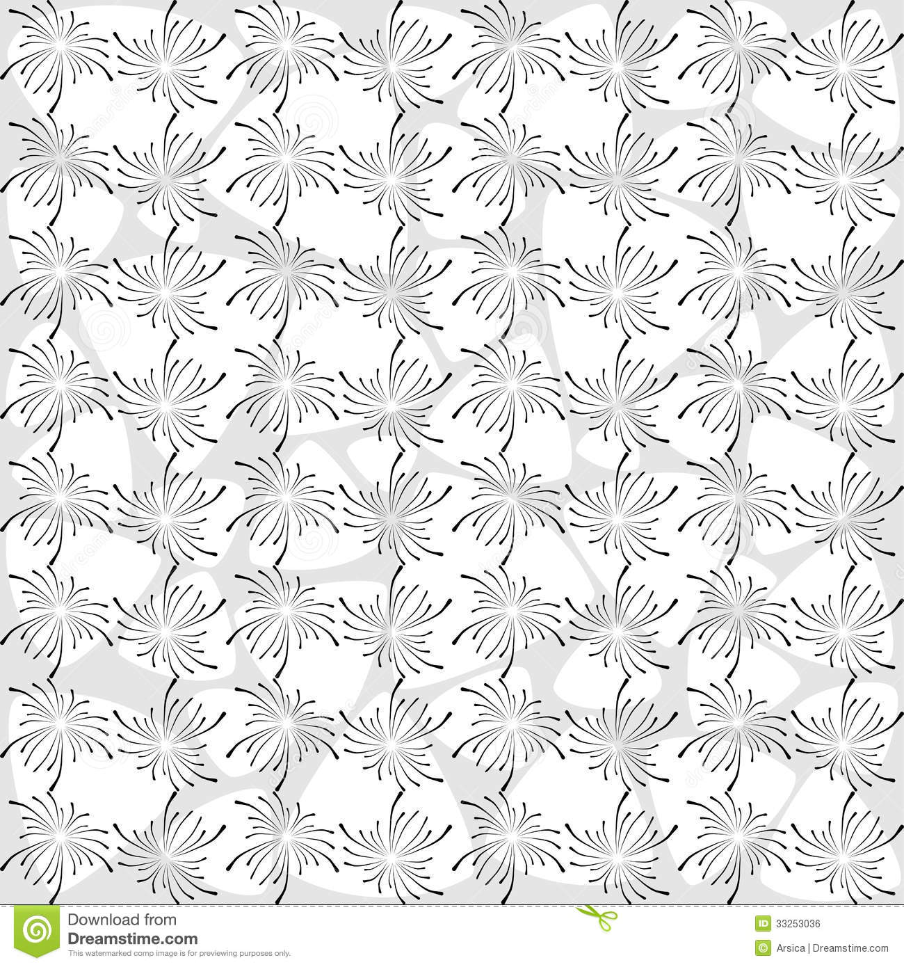 Seamless Background Pattern Modern Black And White Wallpaper