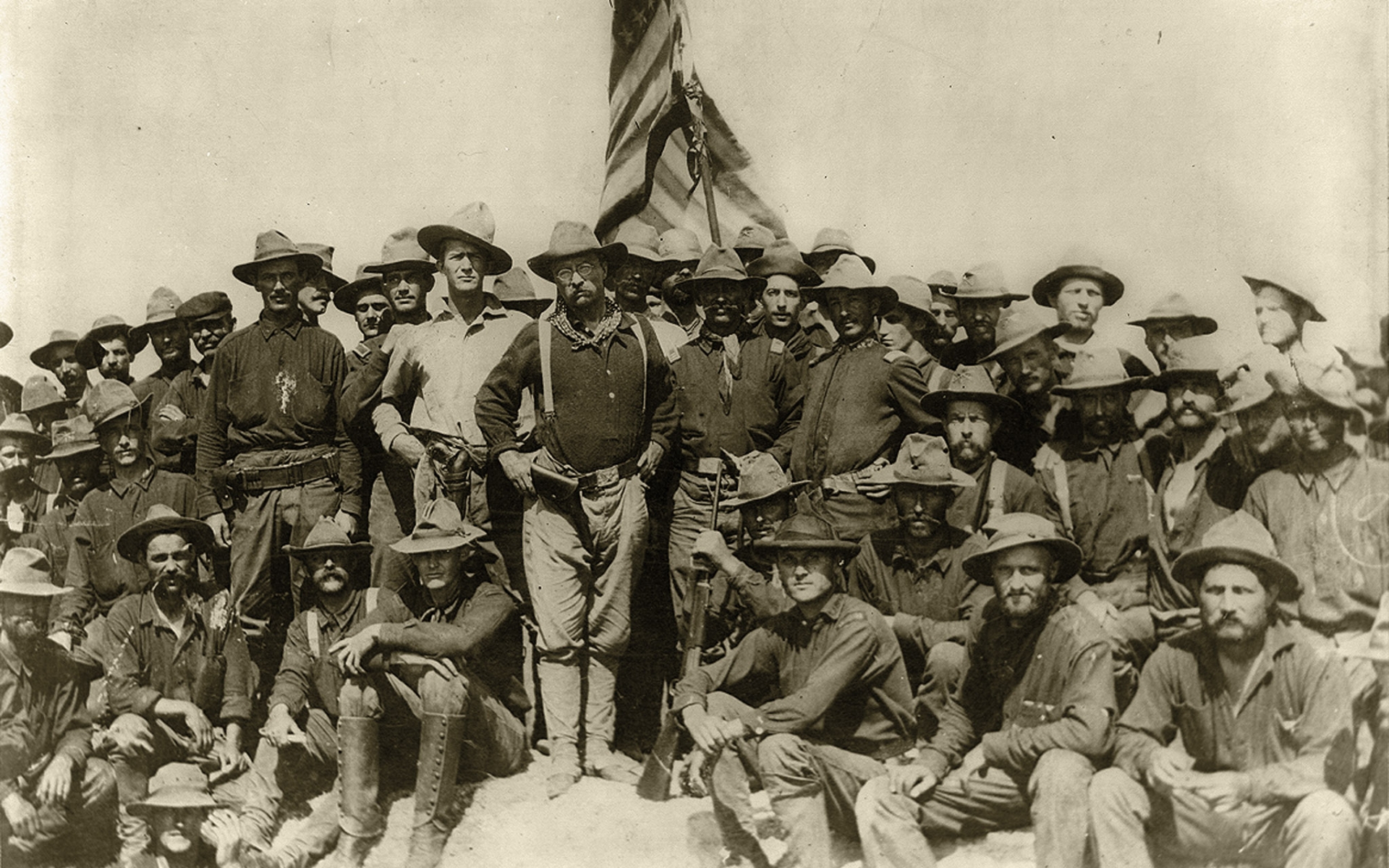 Teddy Roosevelt And The Rough Riders Desktop Wallpaper