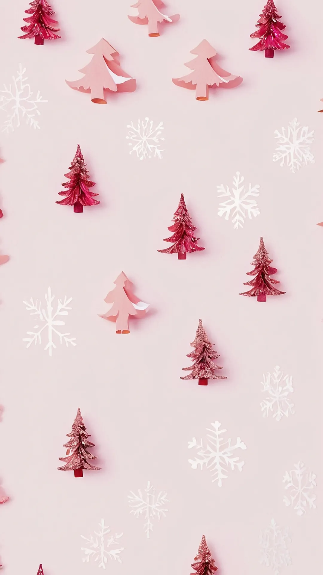 Pink Tidings Wallpaper