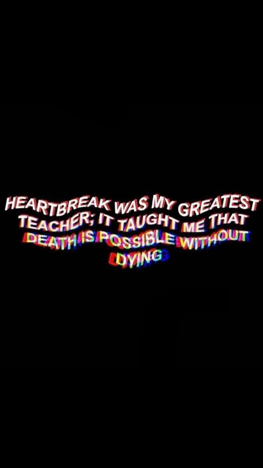 Broken Heart Aesthetics Wallpaper