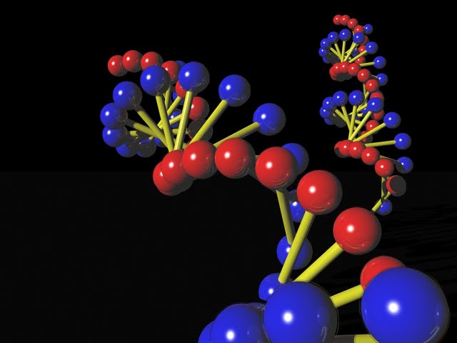 Molecule Wallpaper Helical