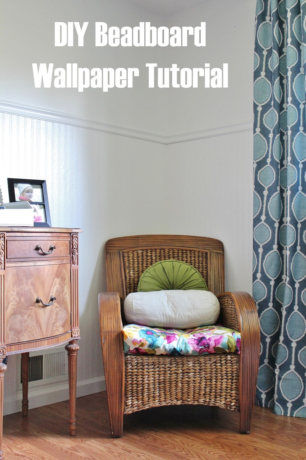 Diy Bead Board Wallpaper Tutorial At House For Five