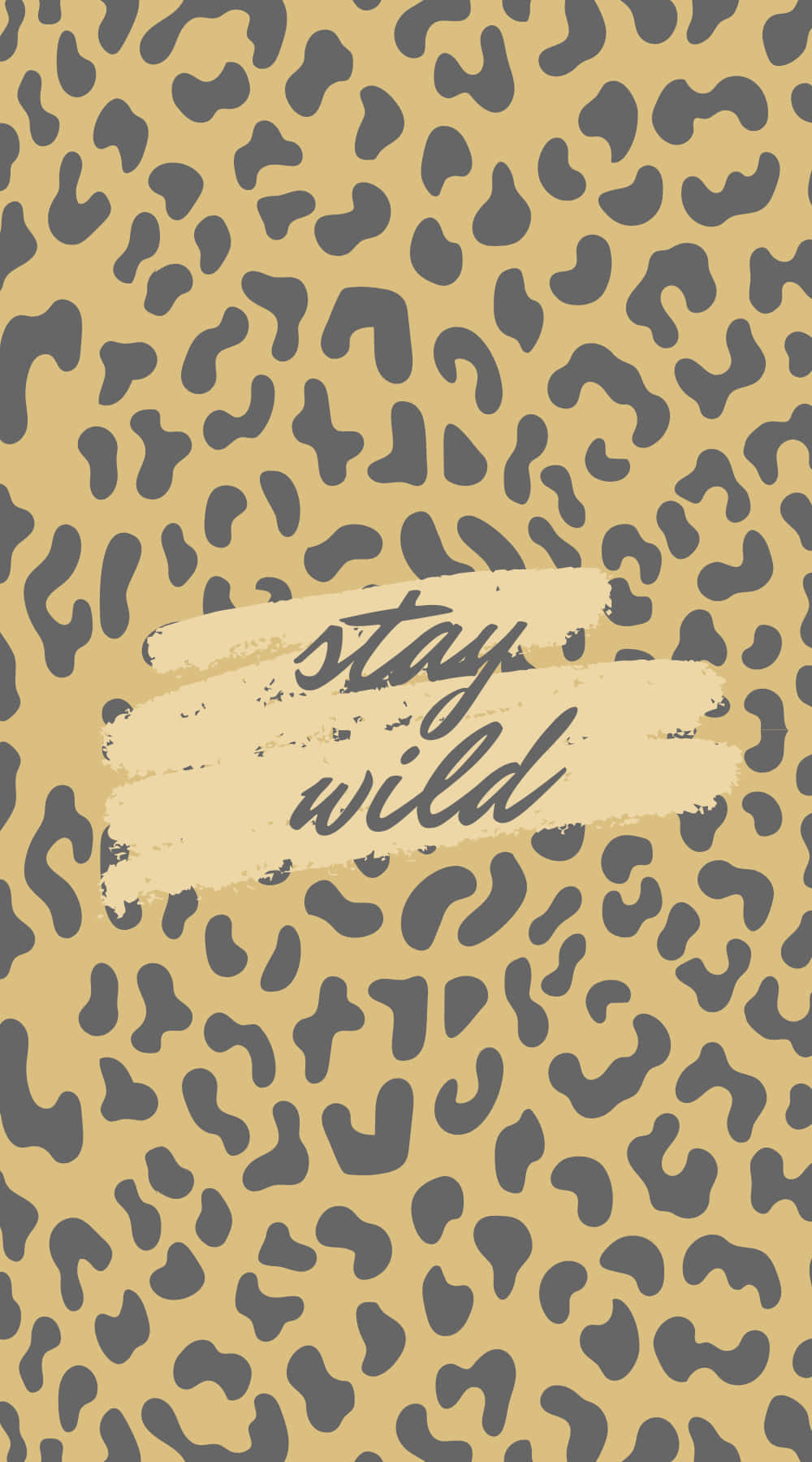 Aesthetic Cute Cheetah Print Wallpaper