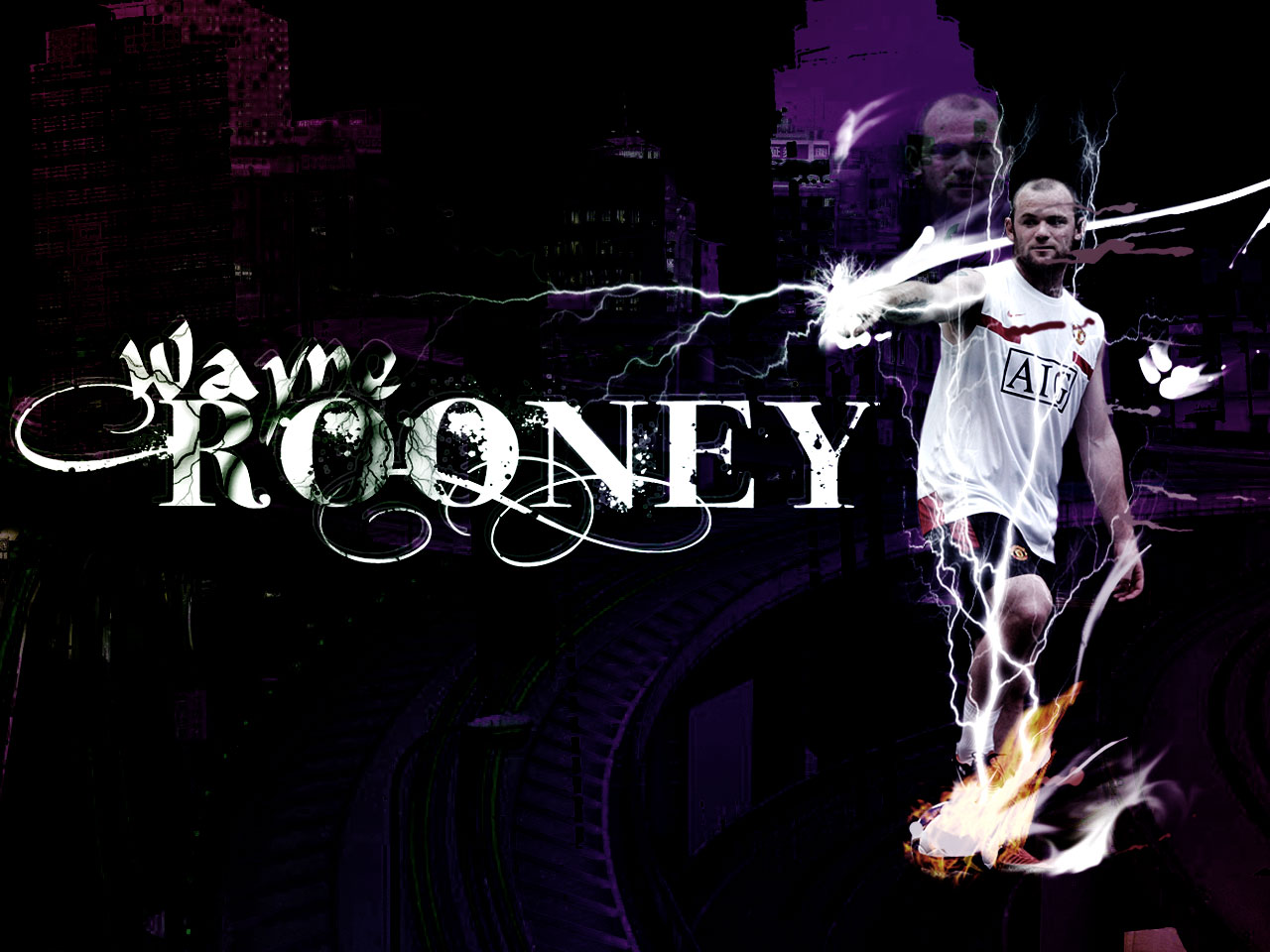 ALL FOOTBALL STARS Wayne Rooney Wallpapers 1280x960