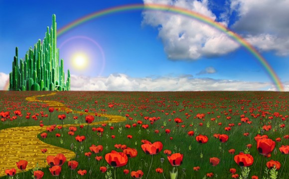 Wizard Of Oz Emerald City Background In The