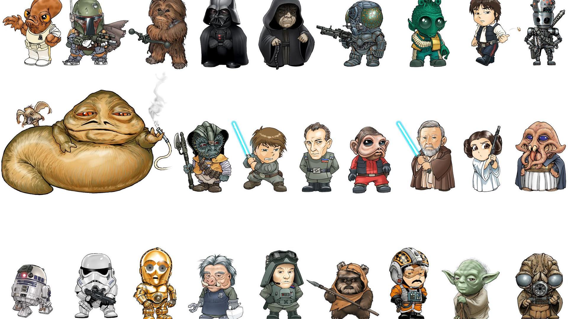 Star Wars Characters Wallpaper