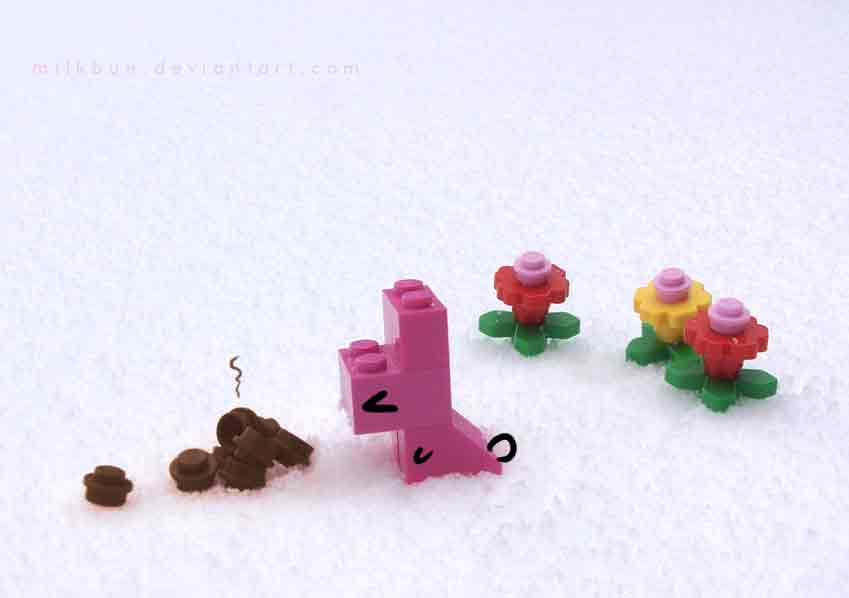 Wallpaper Lego Snowbunny Poo