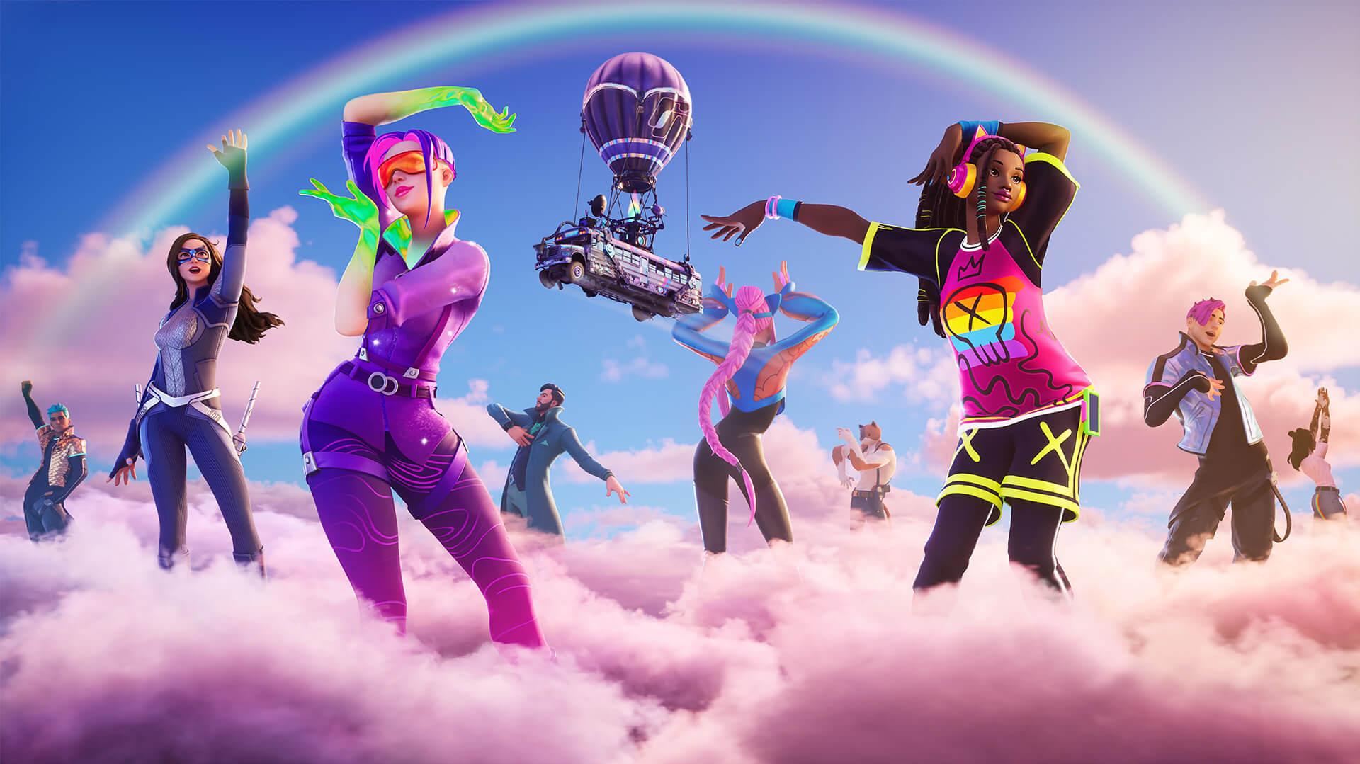 Show Your Pride With Epic Games In Rainbow Royale