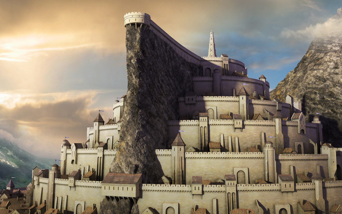Minas Tirith By 40in