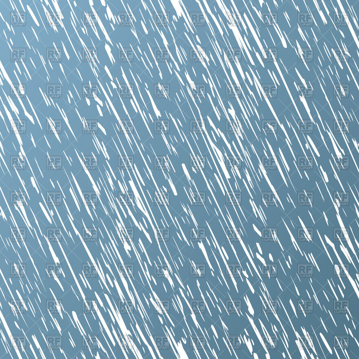 Blue Background With Strong Rain Vector Image Of Background