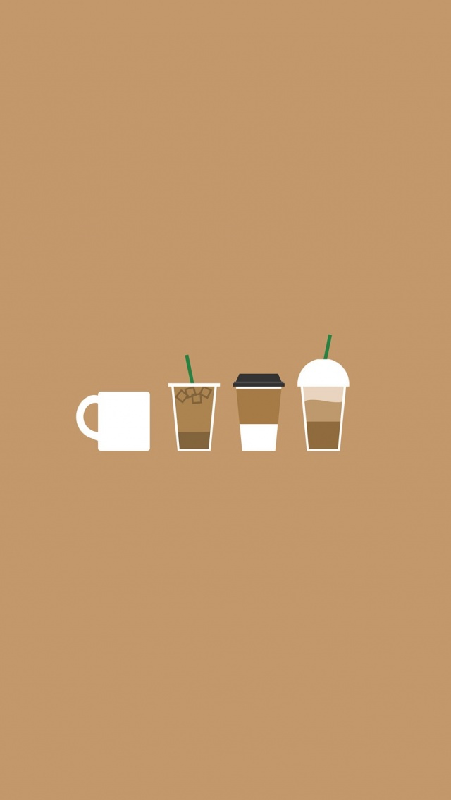 640x1136 Coffee Illustration Iphone 5 wallpaper