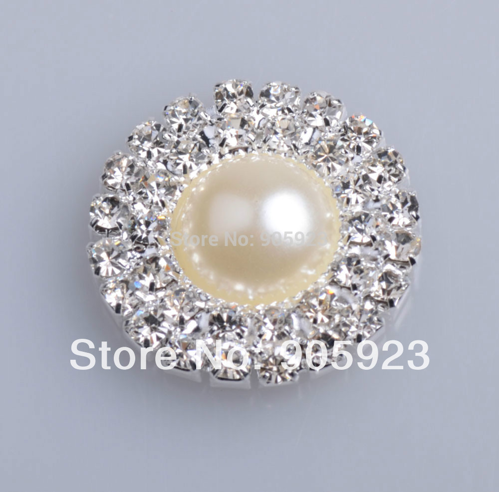 Shipping Crystal Rhinestone Button Used On Font B Invitation Foto