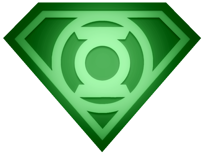 Green Lantern Superman Shield By Kalel7