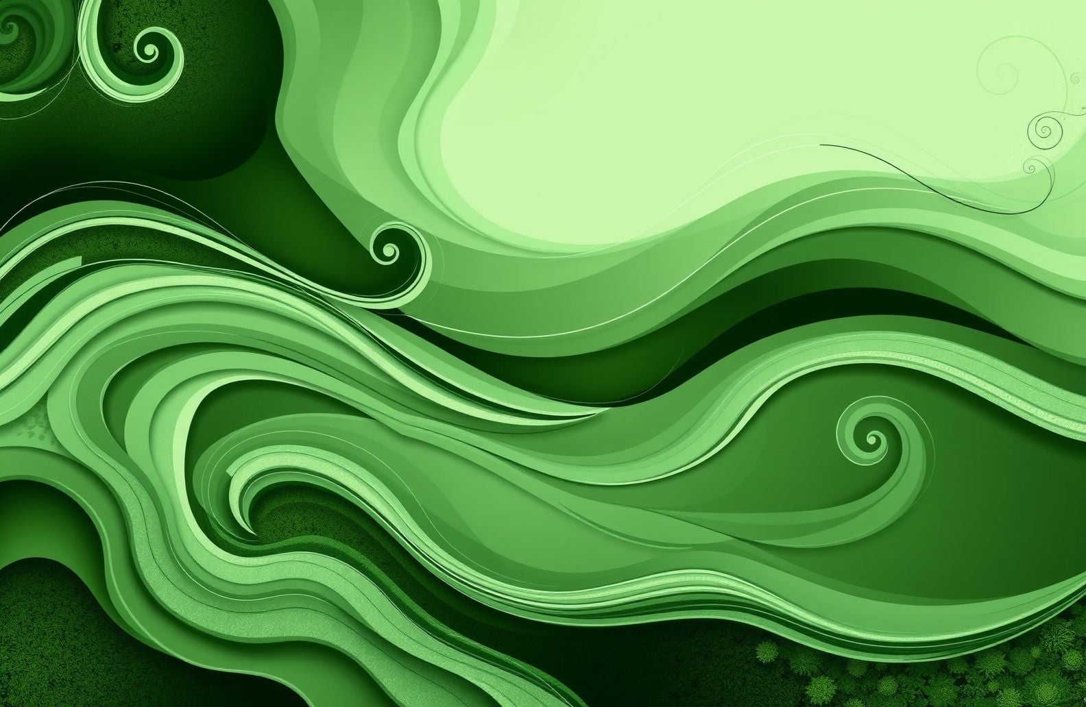 Abstract Green Wallpaper
