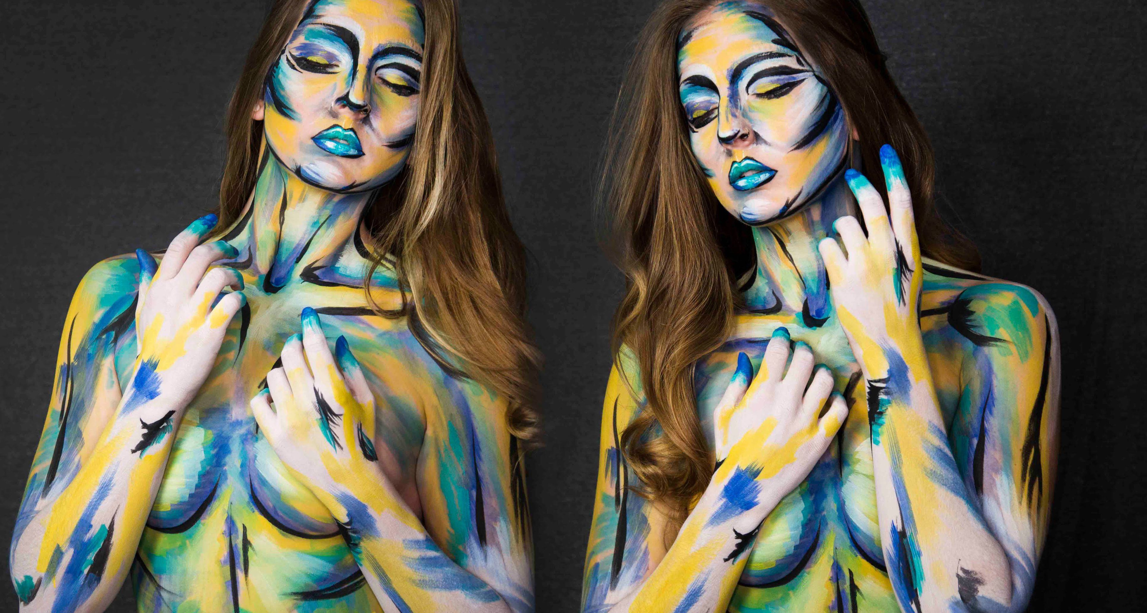 Body Painting Wallpaper Background