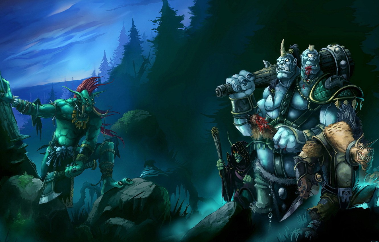 Wallpaper Warcraft Iii Frozen Throne Troll Robbers