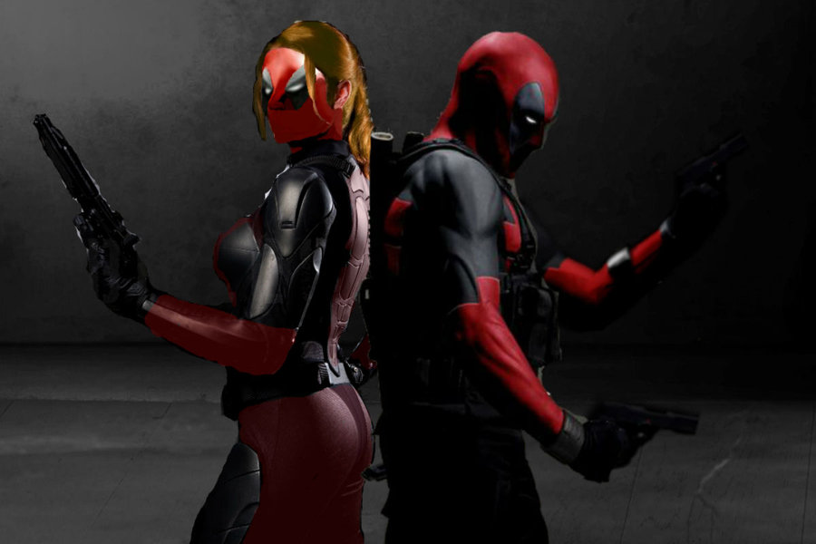 Deadpool And Lady Fan Made Live Action By Darth Slayer On