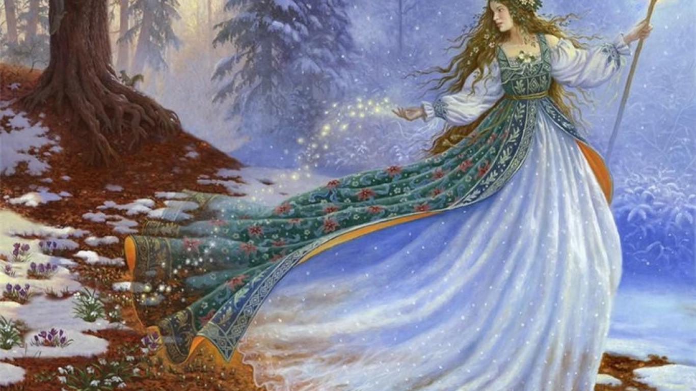 Winter fairy   93722   High Quality and Resolution Wallpapers on