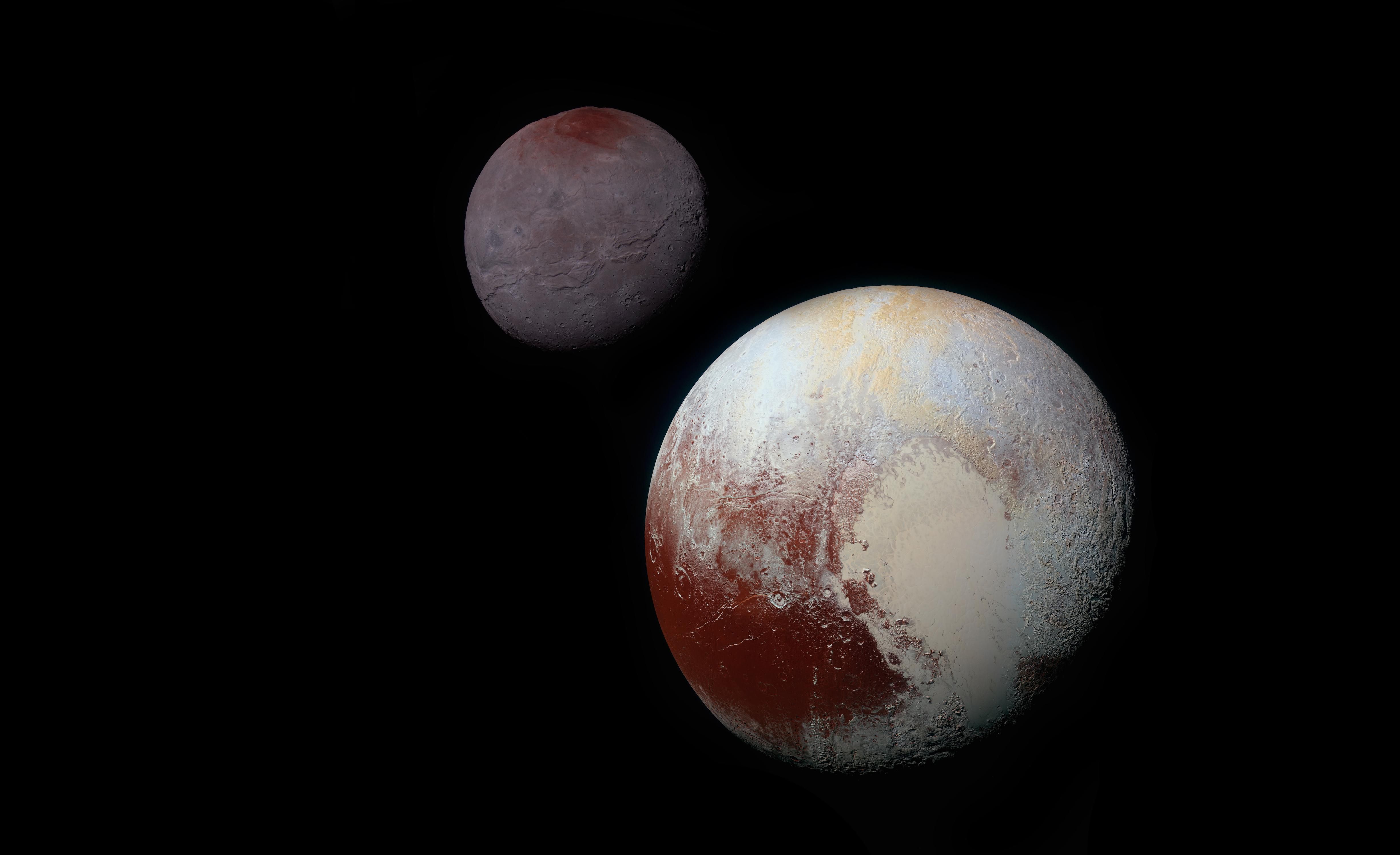 Pluto And Charon HDwallpaper Wallpaper Image Astrology