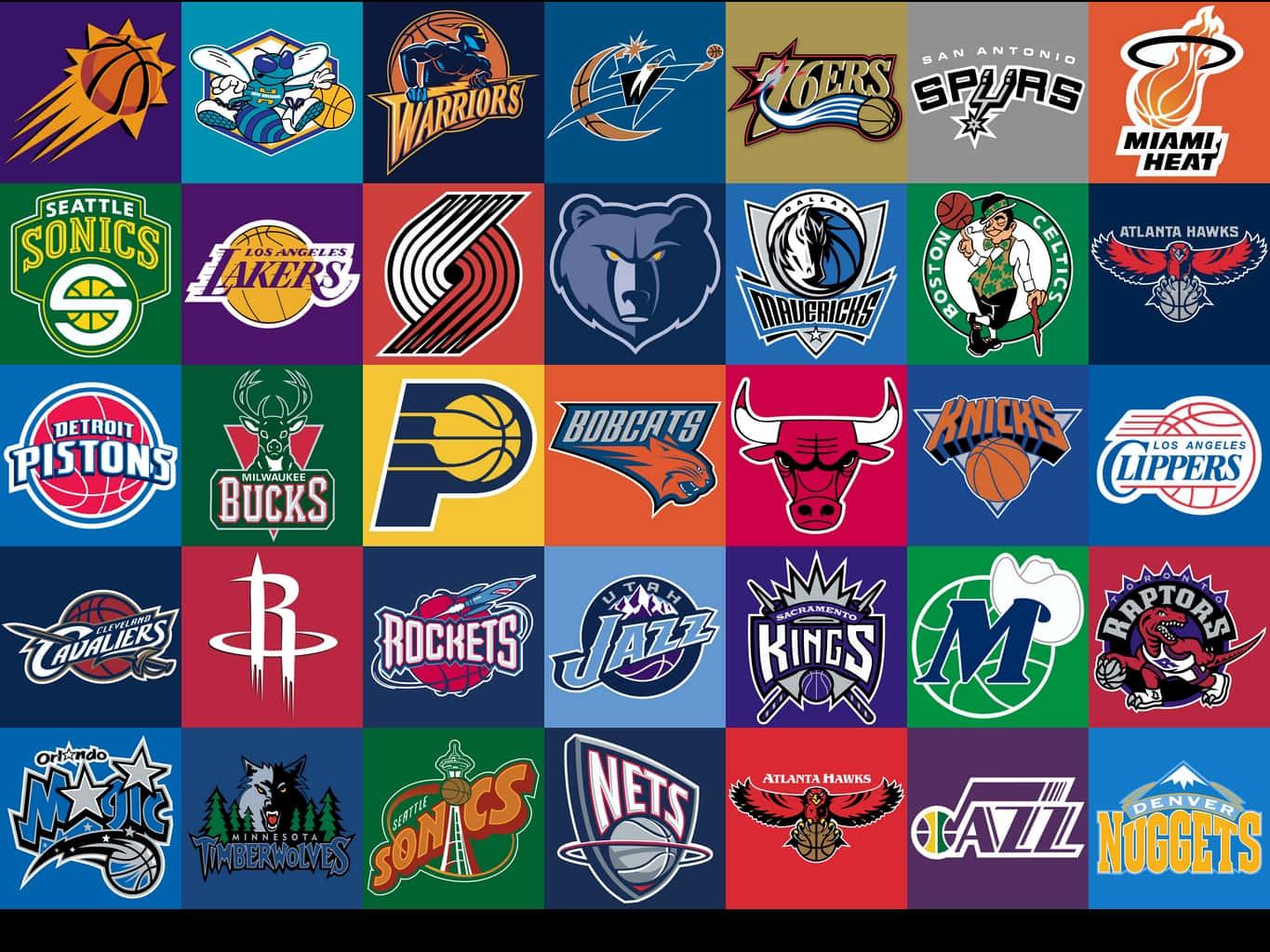 Bobcats Lakers And Other Nba Logos Wallpaper