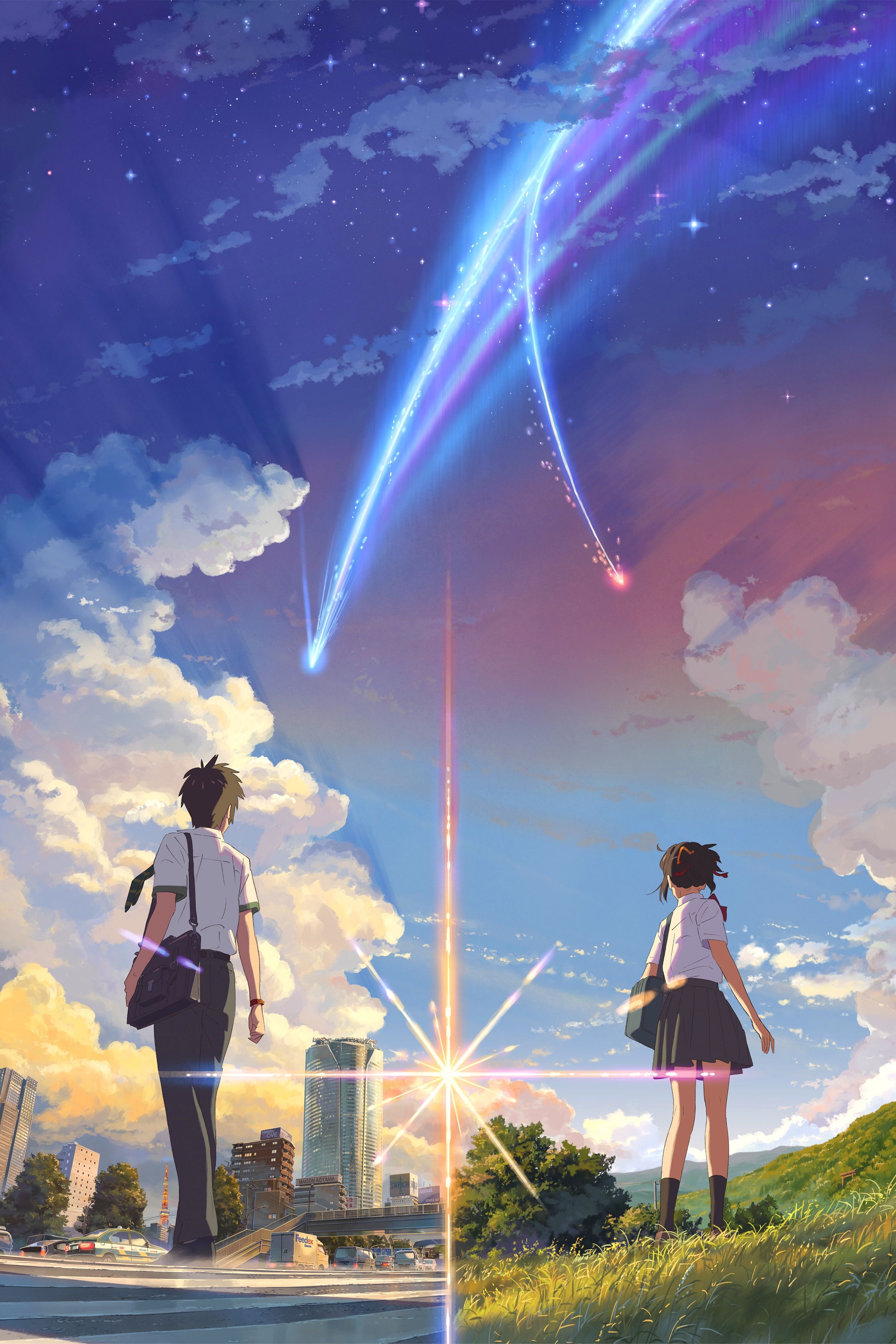 Anime Your Name. 4k Ultra HD Wallpaper by Masabodo