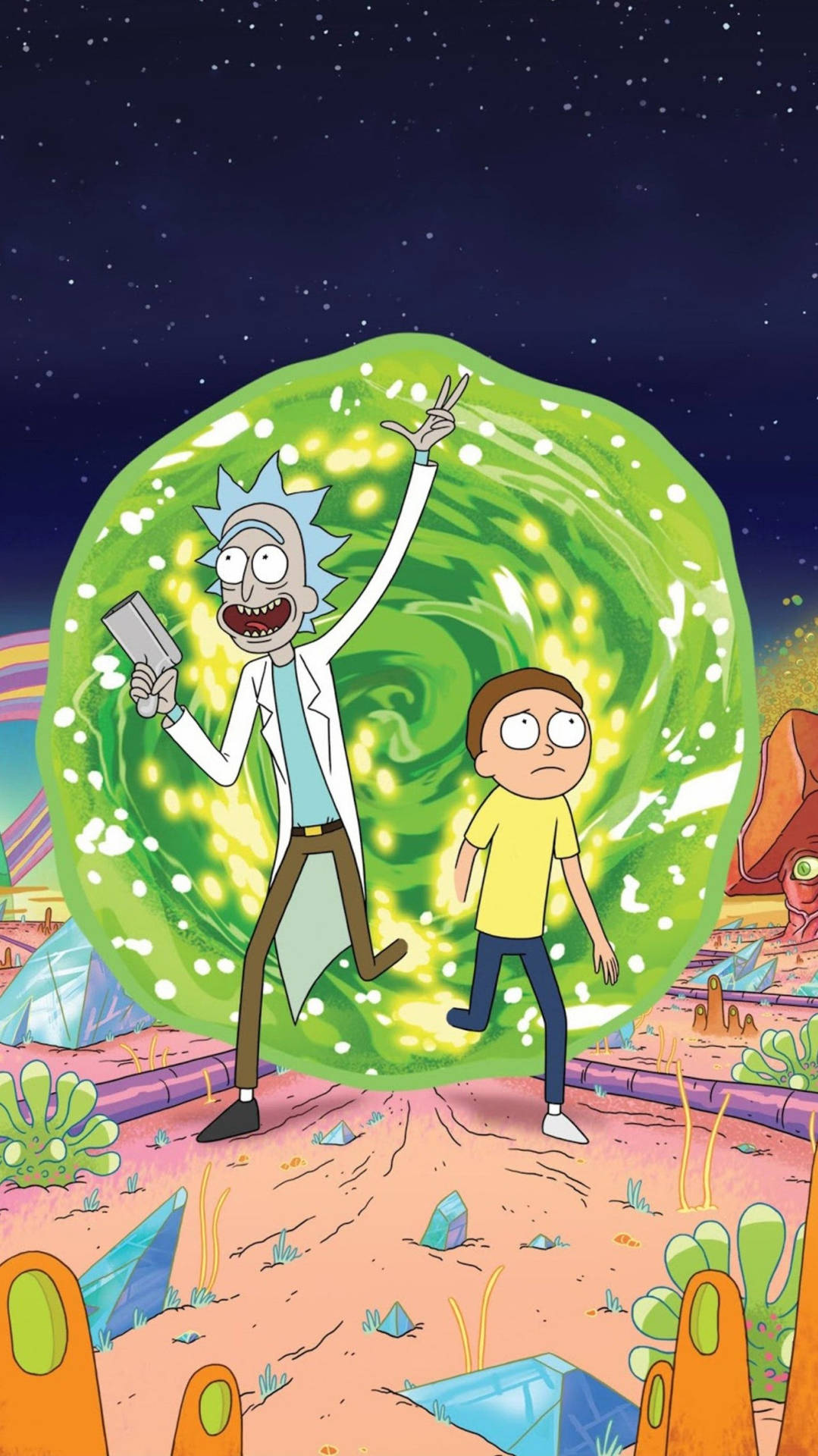 Rick And Morty iPhone Wallpaper